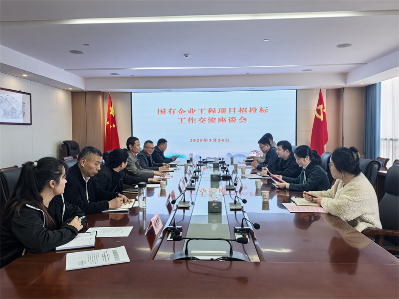 3月24日，黟县发改委党组成员孙义民会同财政局、国投相关领导一行赴集团交流国有企业工程项目招投标工作，黄山开云（中国）集团总经理潘楷金、县发改委、财政局相关领导陪同座谈交流。.jpg