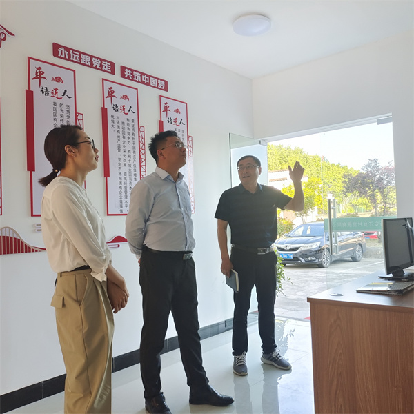 5月5日，县委常委、组织部长方庆峰调研新安江公司，黄山乐玩（中国）集团常务副总经理方亮陪同。.jpg
